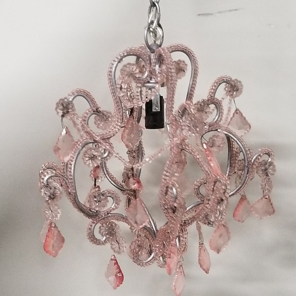 1 of a kind Other - Pink Chandelier -  Vintage